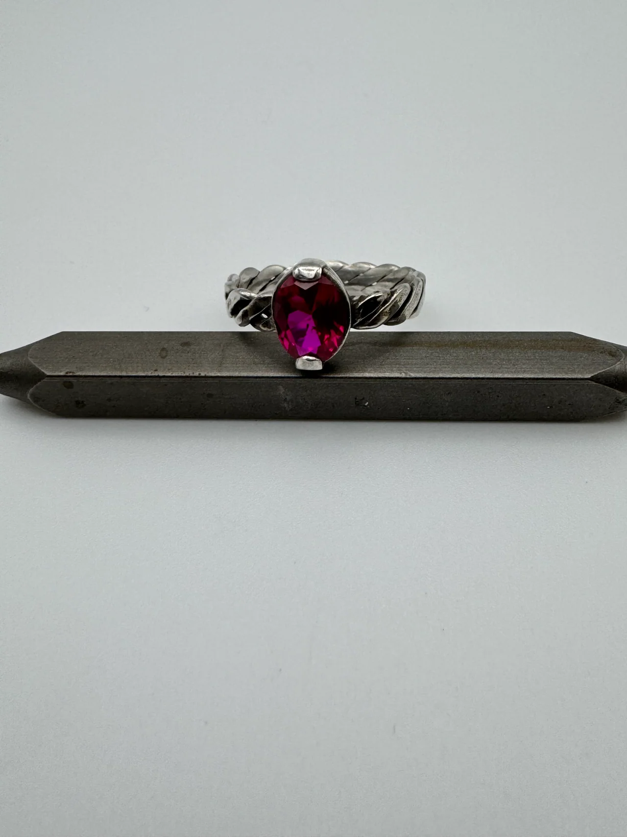 Oval Ruby on Cable Size 6.5